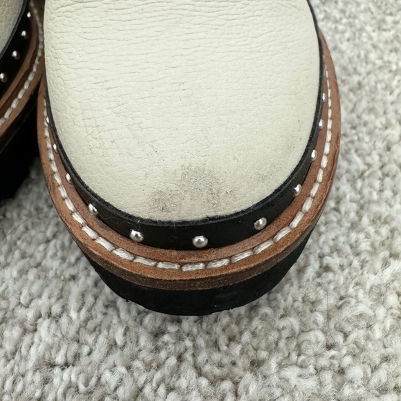 DOLCE VITA Huey H20 Studded Bootie Cream Black Chelsea Boots - Picture 5 of 8